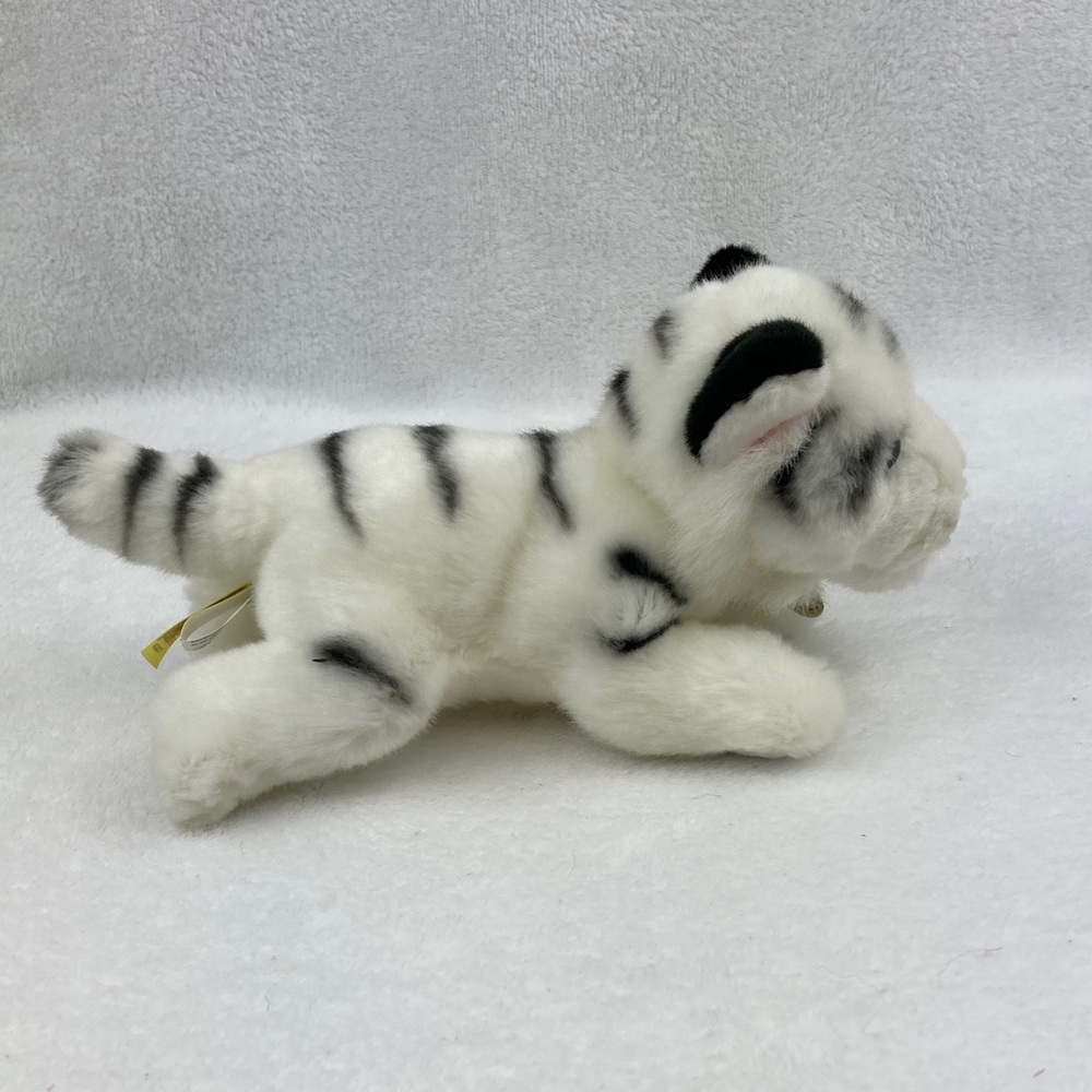 Aurora Miyoni White Tiger Plush Toy 8” - Picture 3 of 8